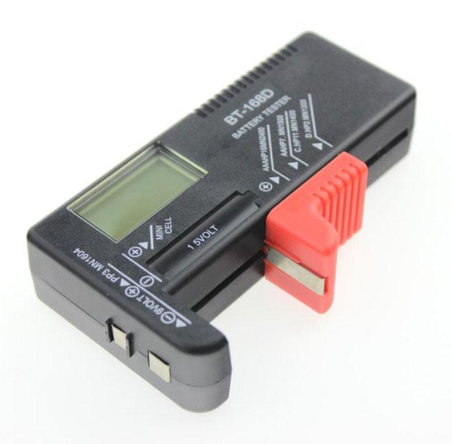 Dụng cụ đo kiểm tra pin (pin AA, AAA, pin cúc, pin vuông...) kỹ thuật số BT-168D