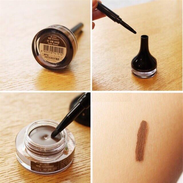 Gel kẻ mắt Tonymoly Backstage Gel Eyeliner (#02 Brown - Nâu)