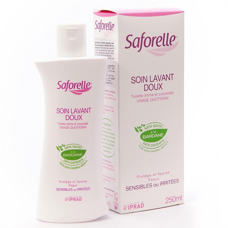 Dung dịch vệ sinh phụ nữ Saforelle 250ml Pháp (Tindi Lavender)