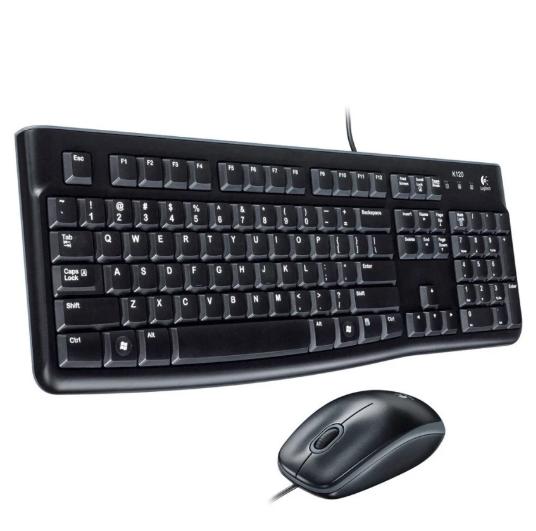 Bộ bàn phím và chuột có dây Logitech MK120
