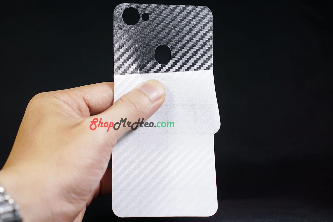 [HCM]Bộ 3 Skin Dán Lưng Vân 3D OPPO F7
