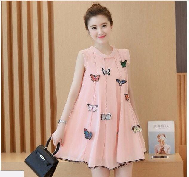 ĐẦM BẦU HỌA TIẾT BƯỚM