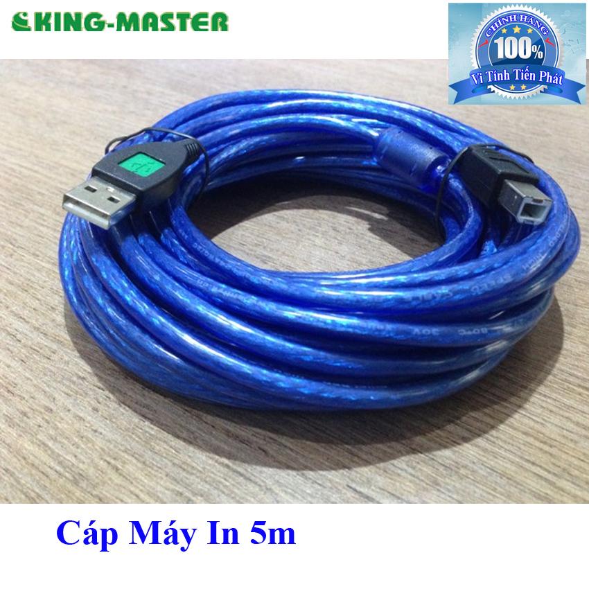 Cáp máy In dài 5m King Master loại chống nhiễu -  IKM5