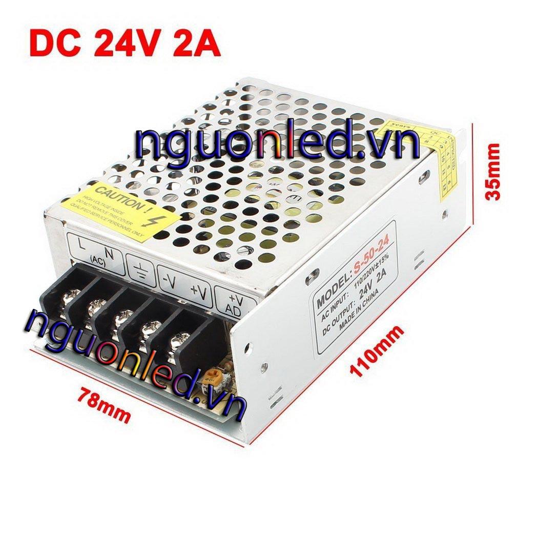 NGUỒN TỔ ONG 24V 2A LOẠI TỐT, GIÁ RẺ, CHẤT LƯỢNG, ĐỦ AMPE, BH 3 THÁNG