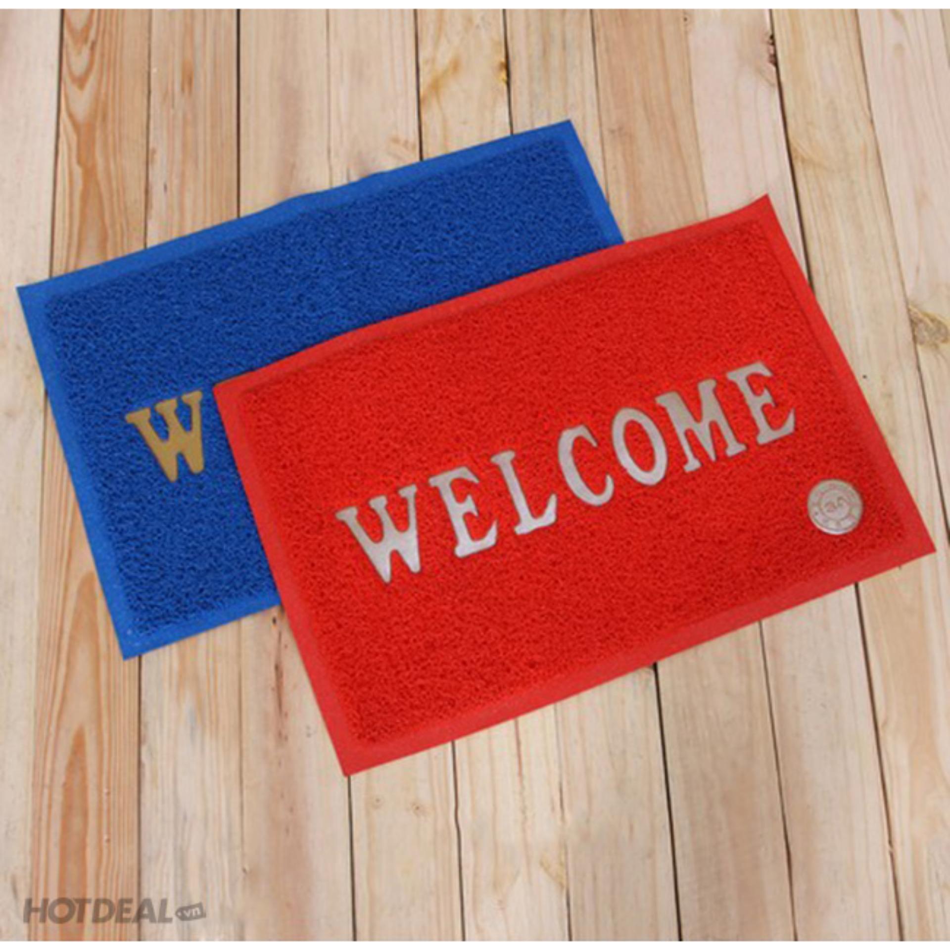 combo 02 thảm welcome 40x60 màu ngẫu nhiên