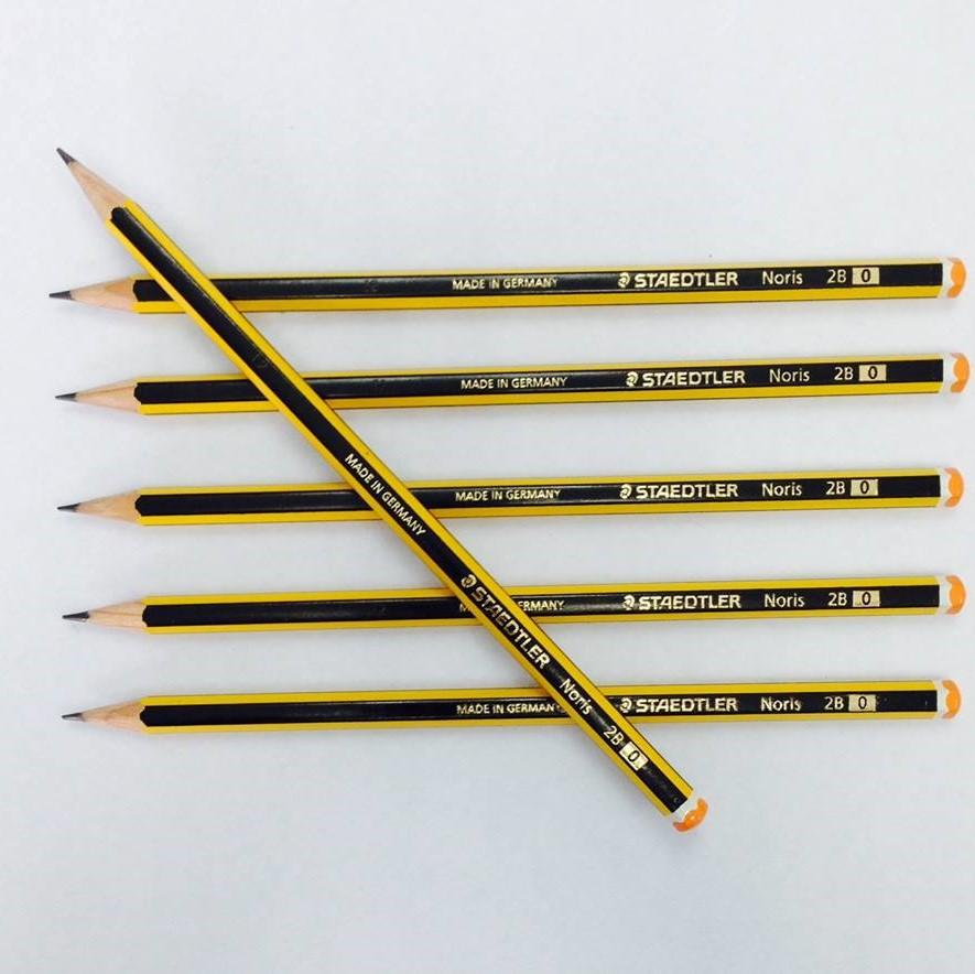 [HCM]Bút chì 2B Staedtler120 Chì Sọc Vàng (Hộp 12 Cây)