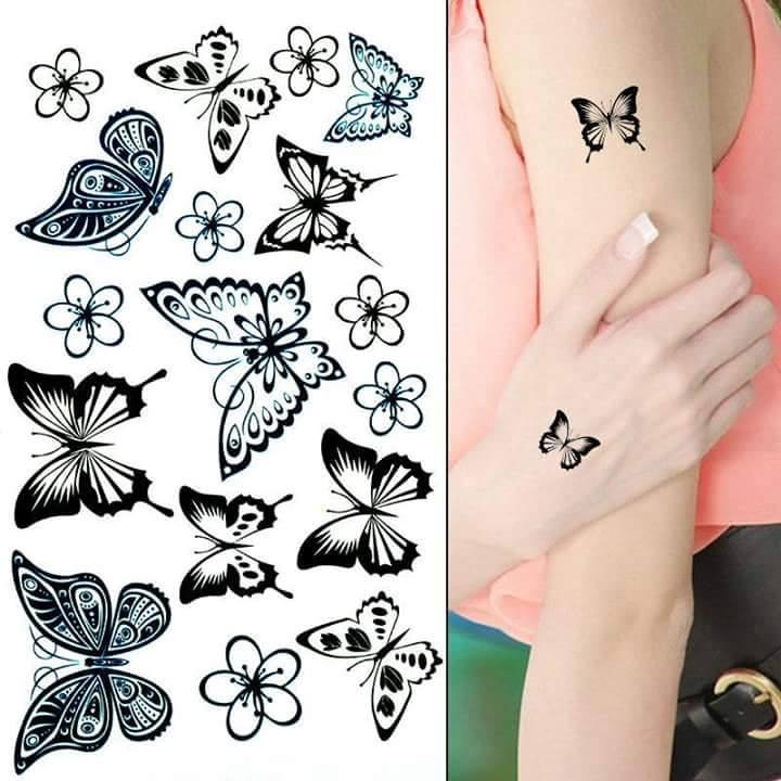 [HCM]HÌNH XĂM DÁN BƯỚM NHỎ