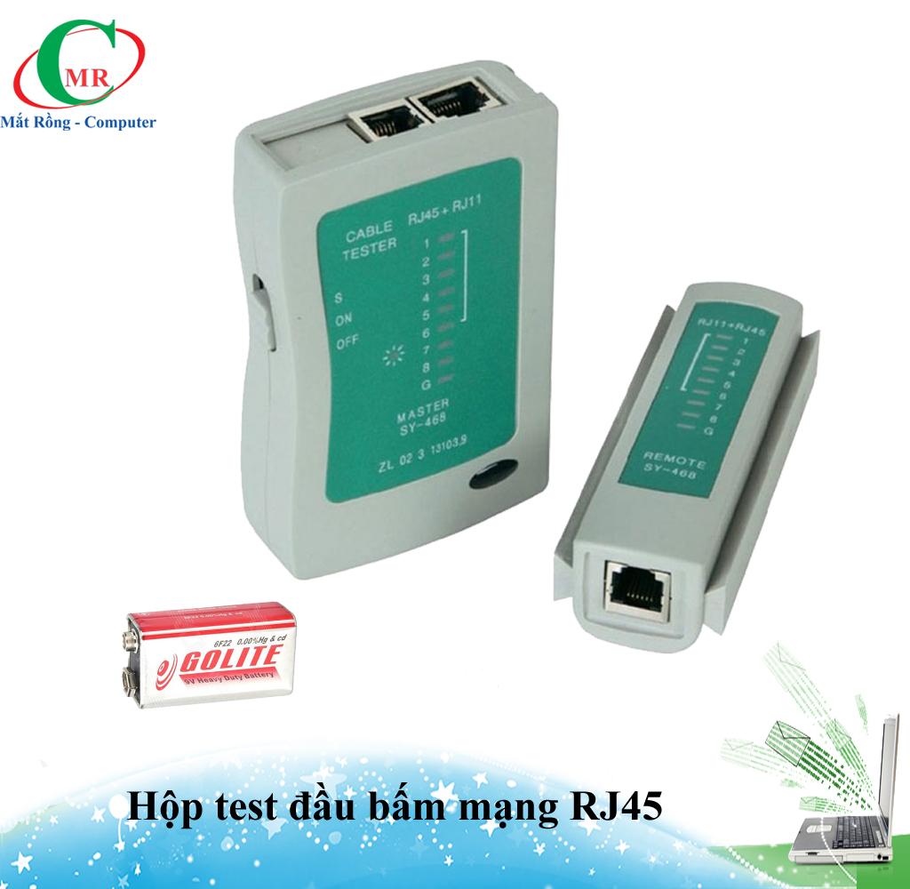 [Tặng pin] Hộp test cable mạng RJ-45