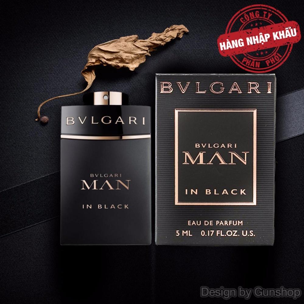 Nước hoa nam Bvl Man in Black EDP 5ml