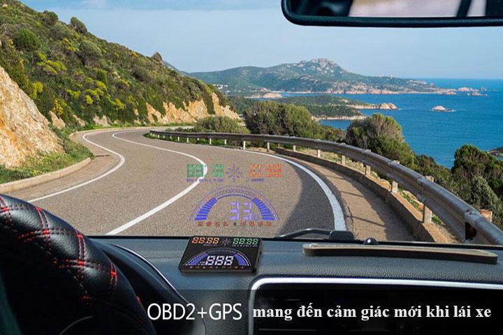 [ Miễn phí lắp đặt] THIẾT BỊ HIỂN THỊ TỐC ĐỘ HUD S7 CHO XE HƠI