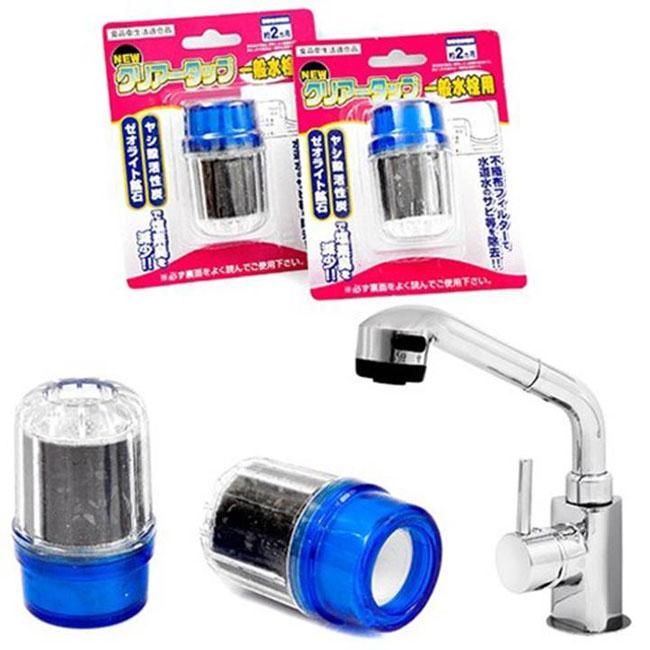 [HCM]Bộ 2 đầu lọc nước tại vòi (Xanh)