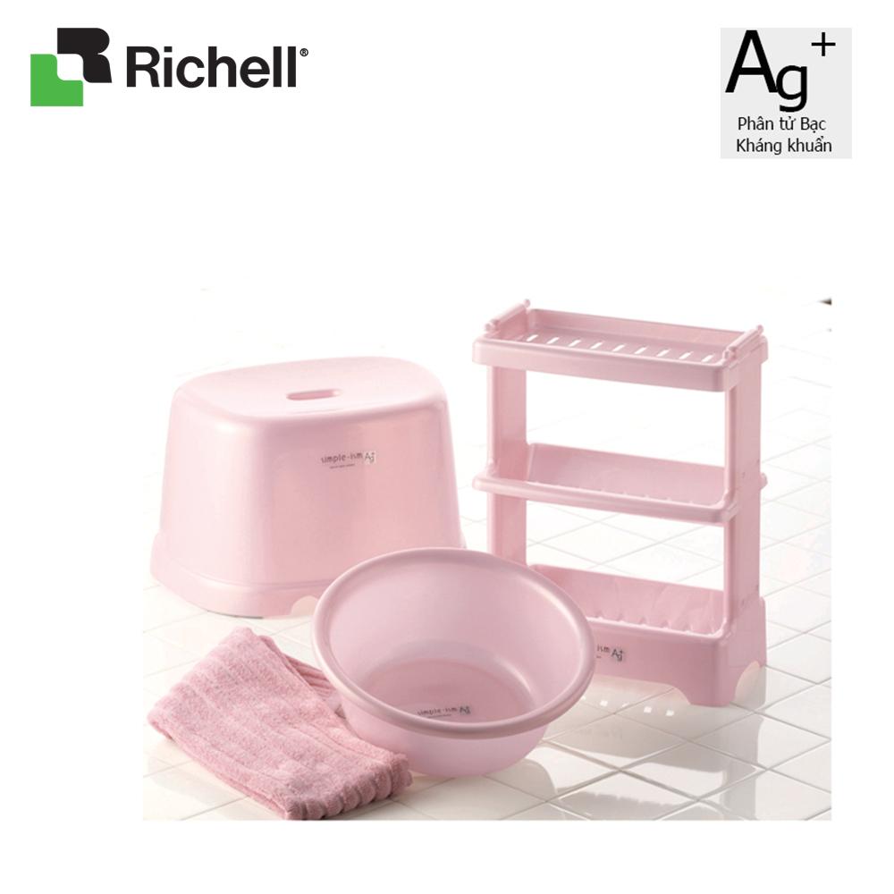 [HCM]Chậu rửa mặt cho bé kháng khuẩn Richell 4L