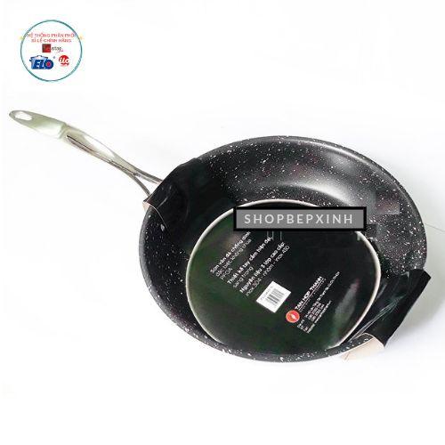 Chảo chống dính 3 lớp vân đá inox 304 cao cấp Fivestar 26cm