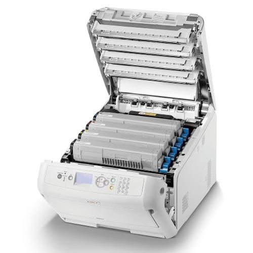 Máy in laser màu A3 35ppm OKI C833n (Trắng- xám)