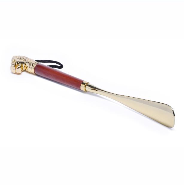 Đón gót giày đầu sư tử mạ vàng dài 32cm