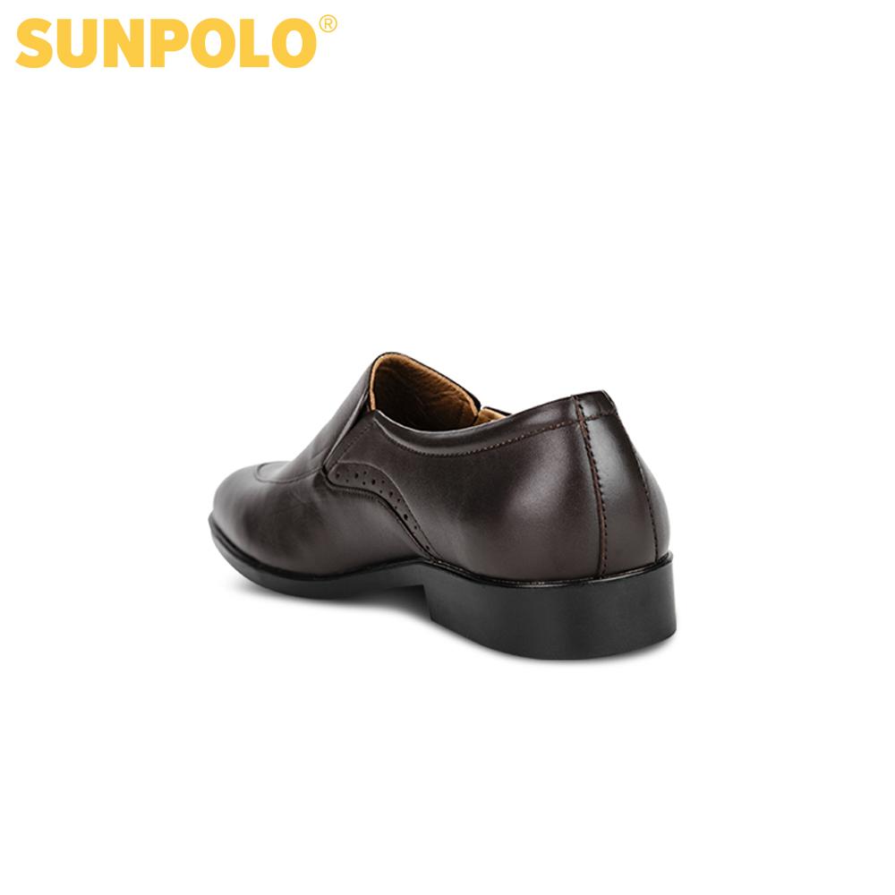 Men leather formal shoes (black, brown)