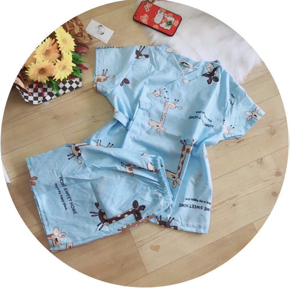 Bộ đồ pijama kimono mặc nhà nữ cực đẹp (Giao Mẫu Ngẫu Nhiên)