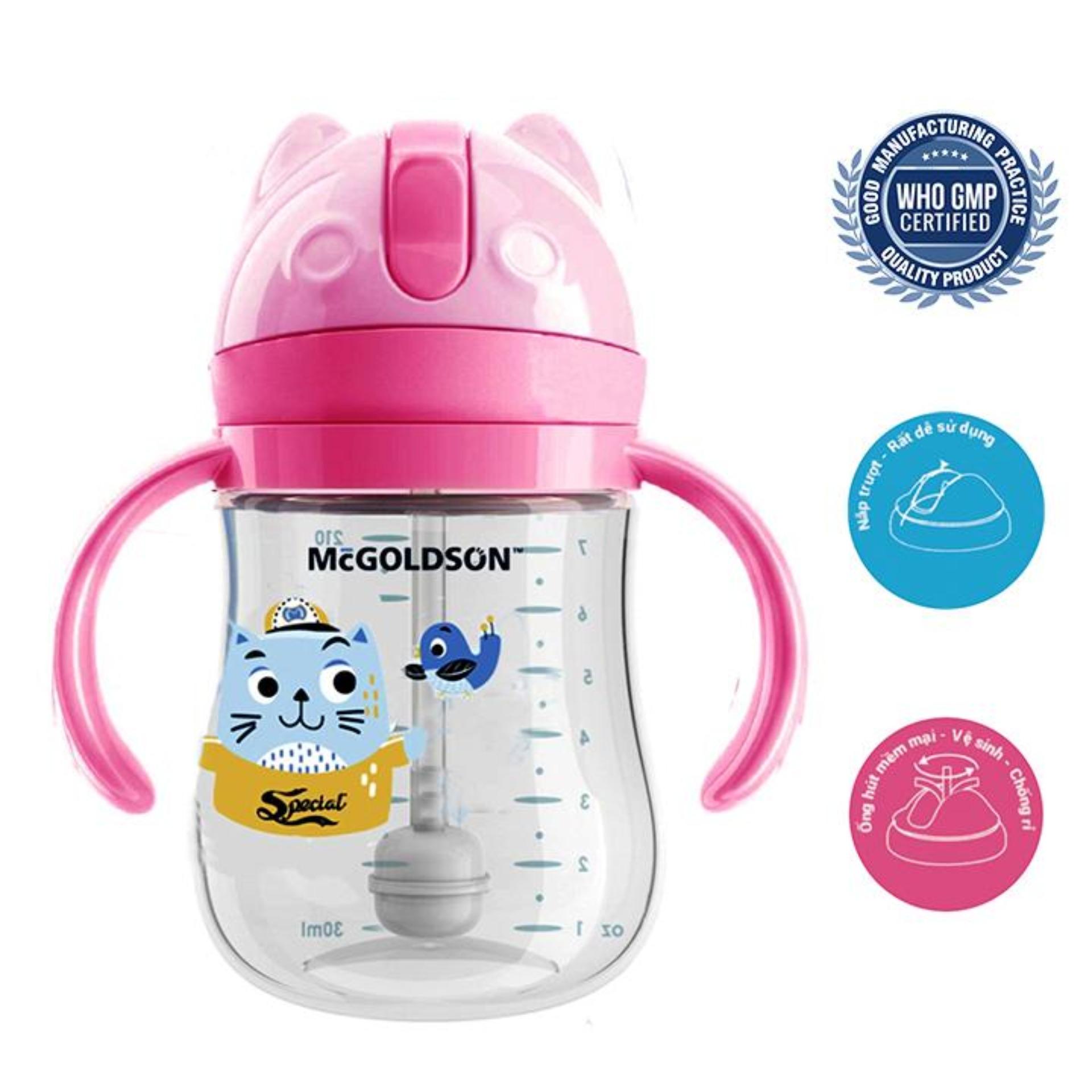 { Combo 2 bình } Bình nước Tritan 240ml McGOLDSON