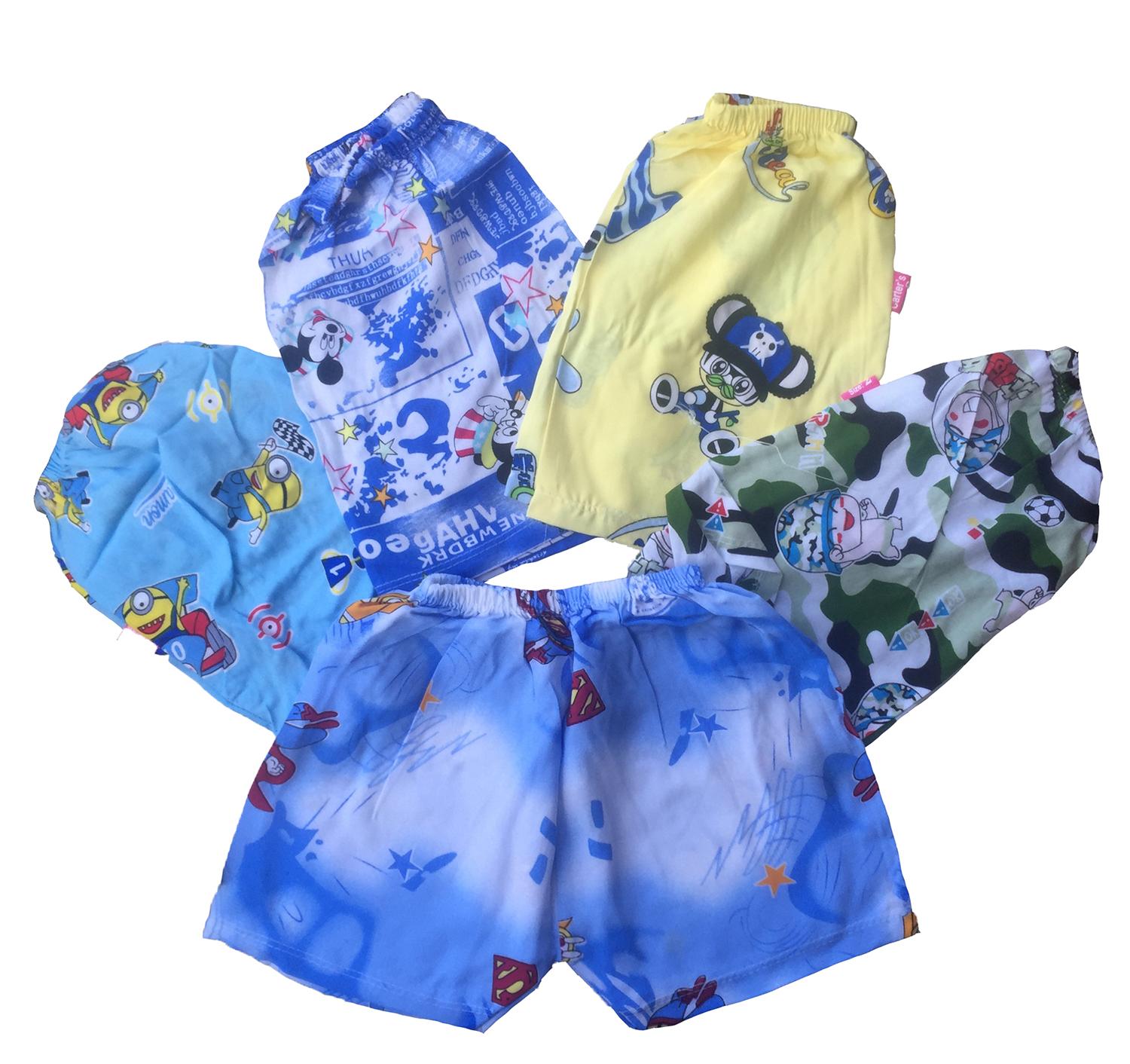Bộ 5 quần Lanh đùi cho bé trai