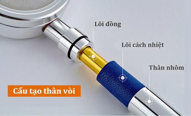 Vòi sen tăng áp cao cấp