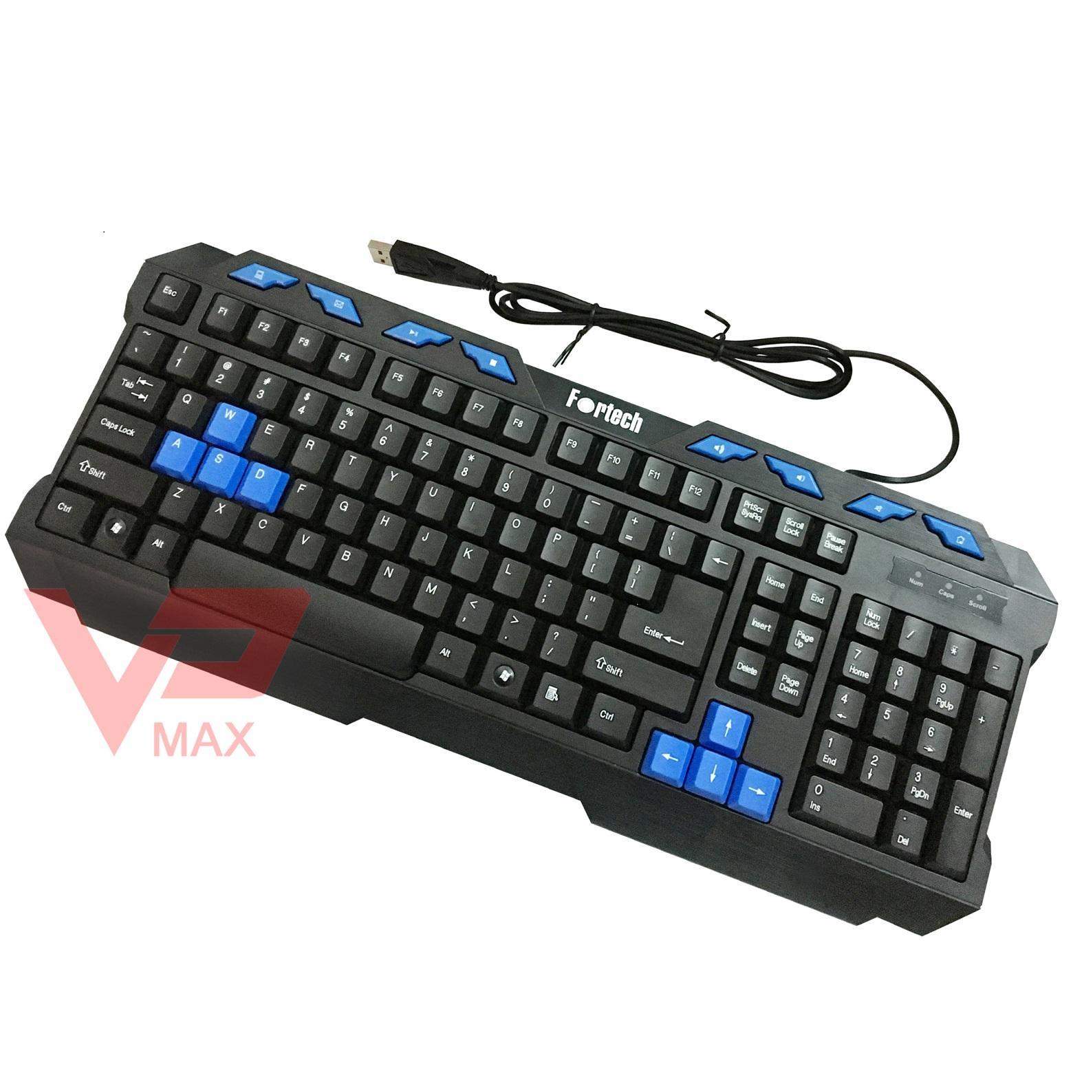 Bàn phím máy tính Fortech KB 132 cao cấp - vpmax