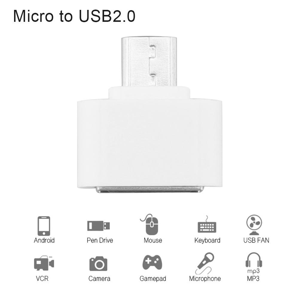 Đầu OTG Chuyển Micro USB sang USB 2.0 - Hàng công ty nhập khẩu