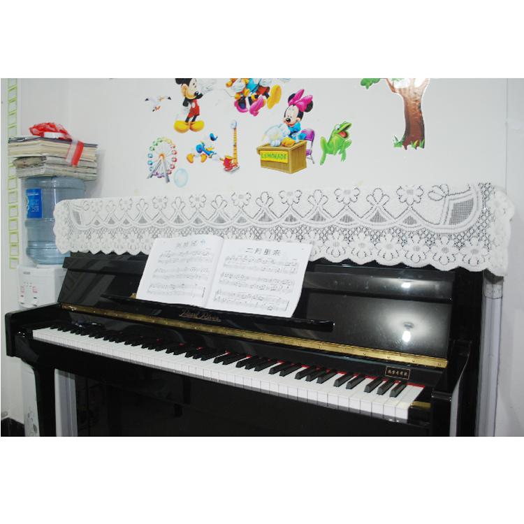 Khăn phủ đàn Piano trắng