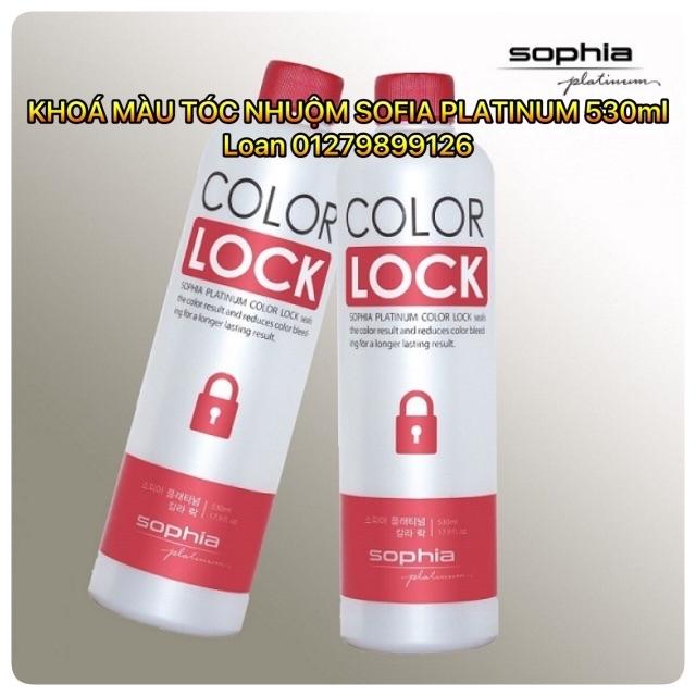 [HCM]DUNG DỊCH KHÓA MÀU TÓC NHUỘM SOPHIA COLOR LOCK