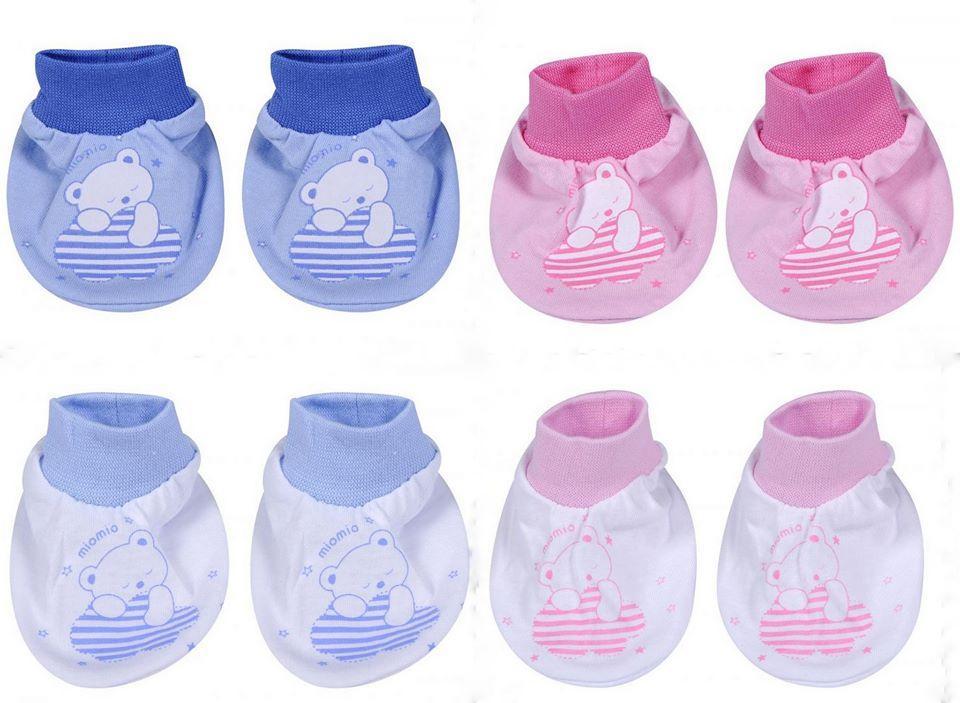 Combo set 2 đôi bao tay + 1 đôi bao chân cho bé MIO MIO (loại màu)