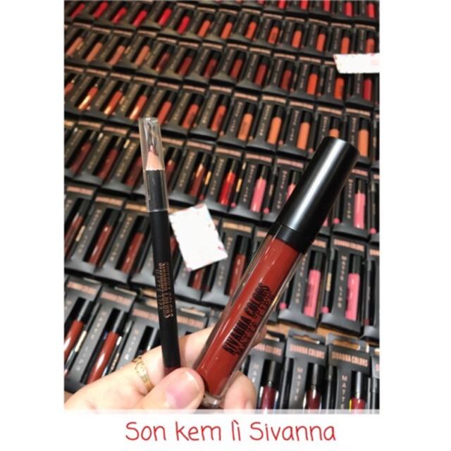 SON KEM LÌ SIVANNA COLORS MATTE LIPS