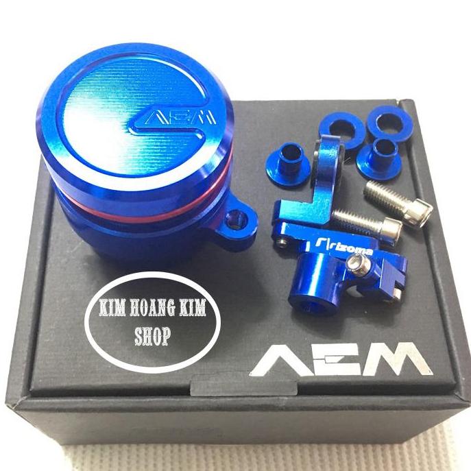 Bình Dầu AEM Titanium (màu Xanh) + pass bình dầu ri.zoma