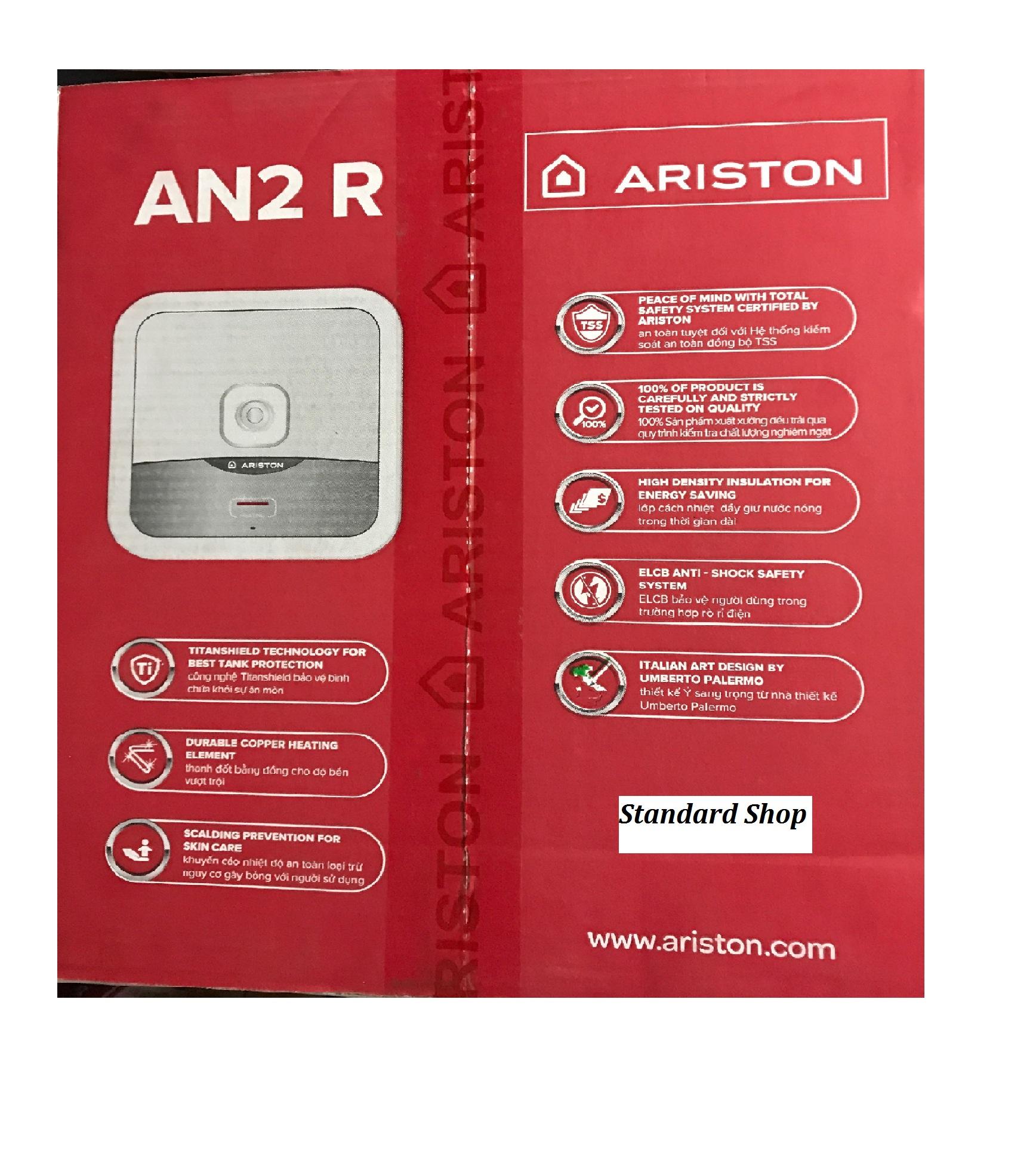 Bình nước nóng Ariston Andris2 R 15 lít (AN2 15R ) Model 2018