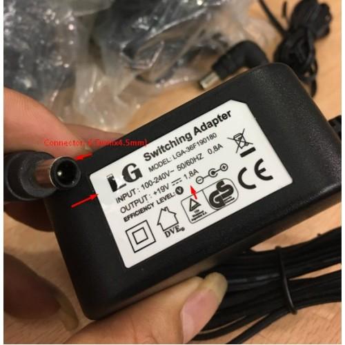 Adapter Nguồn Cho Màn Hình LG 19V 1.8A