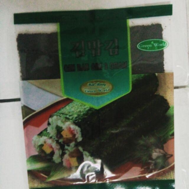 RONG BIỂN CUỘN CƠM GIM BAB gói 20g 10 lá
