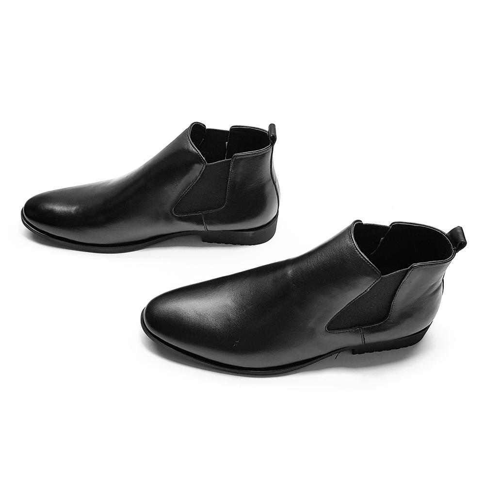 Giày Boot Nam Cổ Lửng Da Bò Thật 100% Ensado CL03MC (Đen - Nâu)