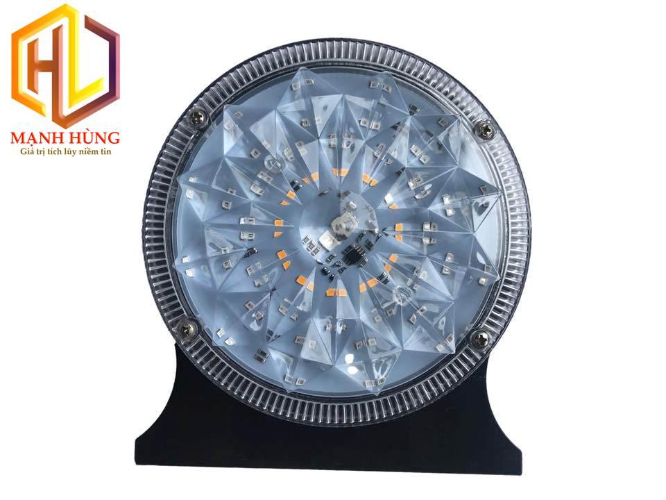 Led Trang trí nhấp nháy tròn có video