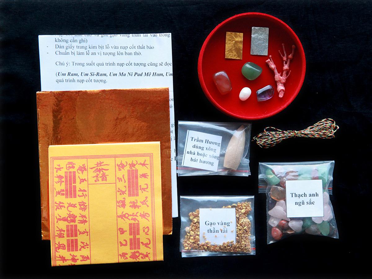 Bộ Thất Bảo, Cốt Bát Hương, Cốt Bát nhang - Bộ số 4