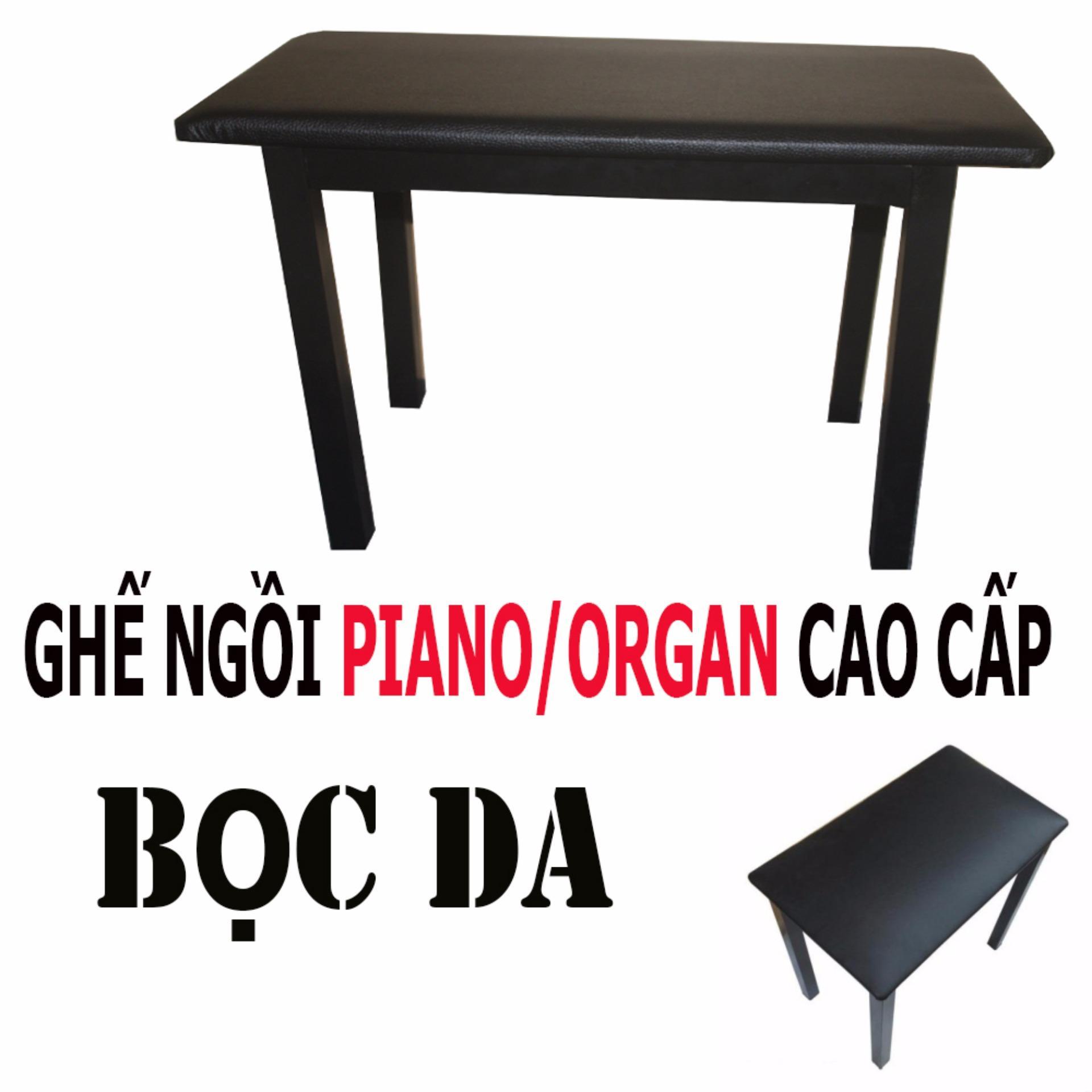 [HCM]Ghế Ngồi Đàn Piano/Organ Êm Bọc Da Cao Cấp