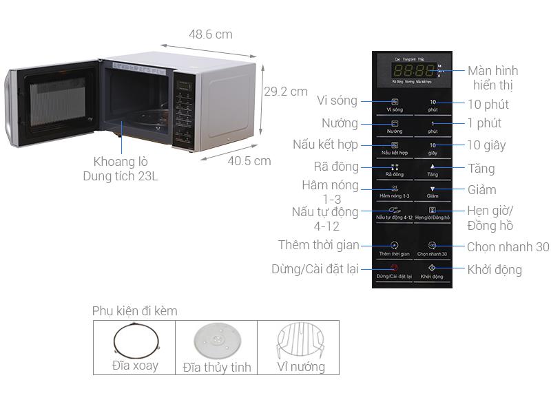 [HCM]Lò vi sóng Panasonic NN-GT35HMYUE