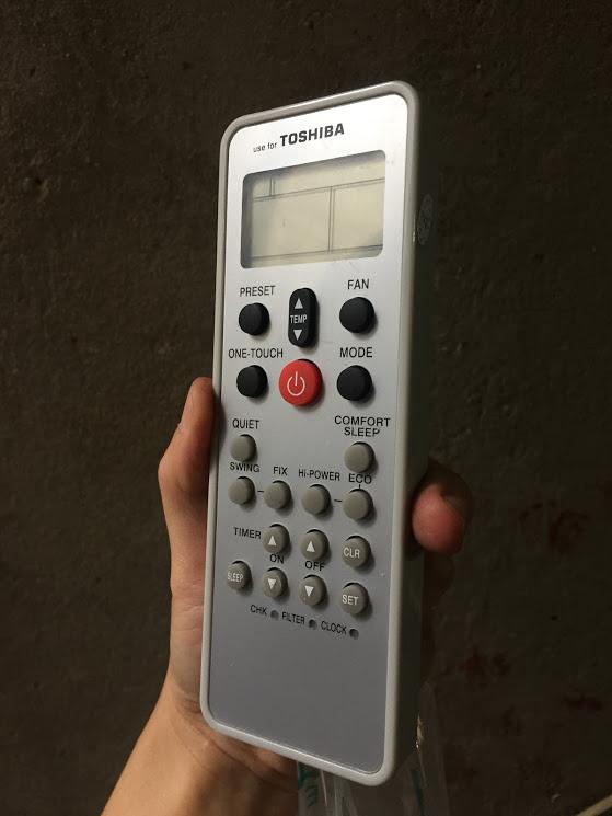 ĐIỀU KHIỂN ĐIỀU HÒA TOSHIBA