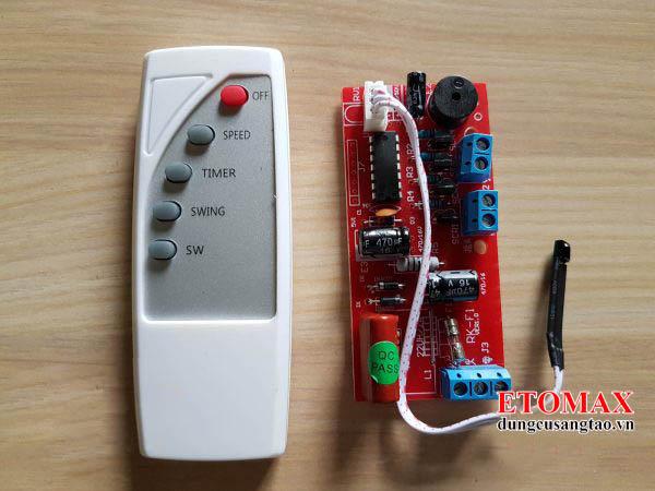 Mạch điều khiển quạt từ xa TOMAX V1