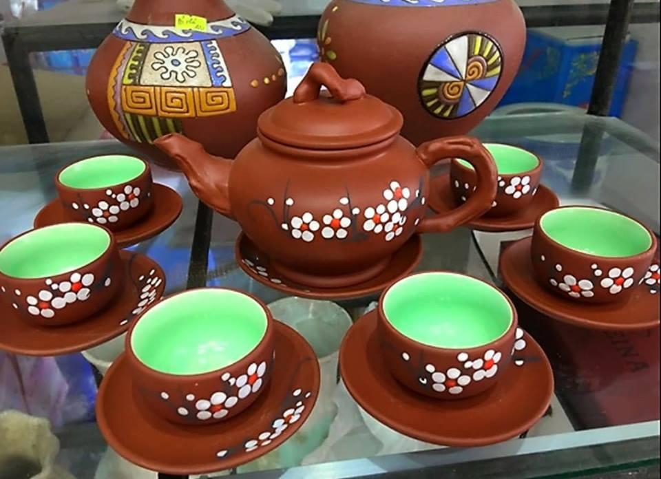 Bộ ấm trà  Bát Tràng