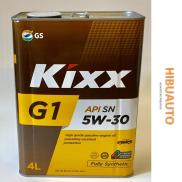 Dầu nhớt tổng hợp cao cấp Kixx G1 SN 5W30 4L Thùng thiếc Công nghê Triple