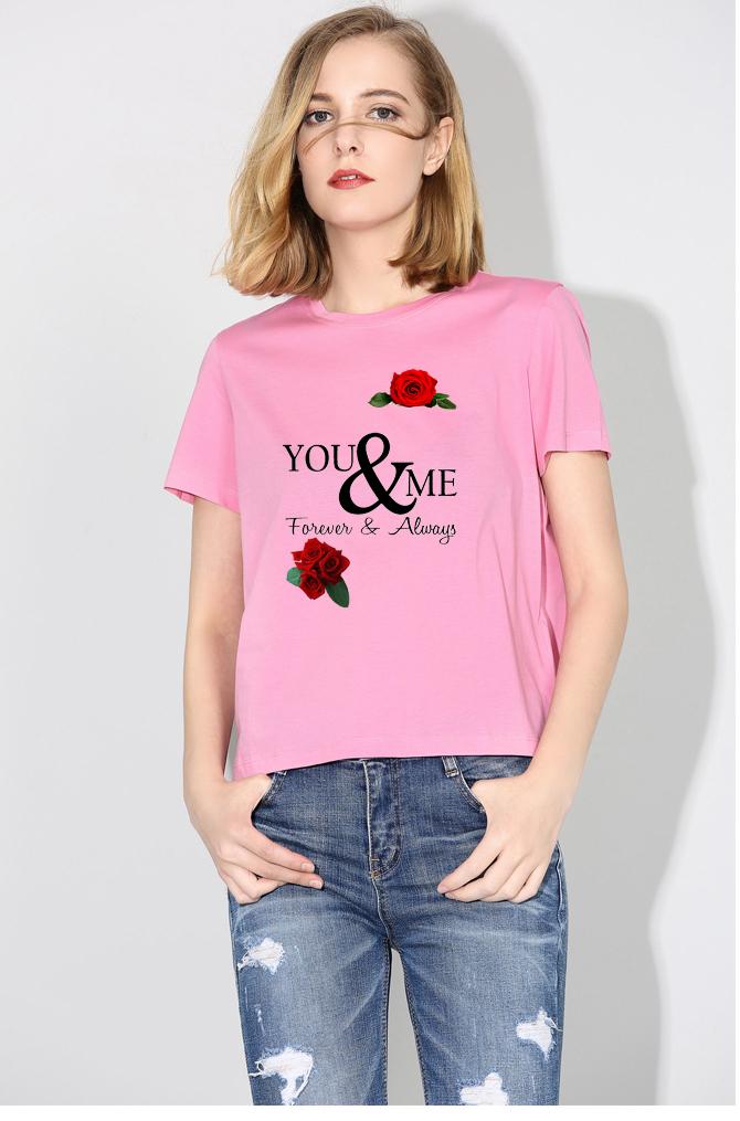AOTHUN102 áo thun nữ form rộng hàn quốc in chữ You and me ATNK1125