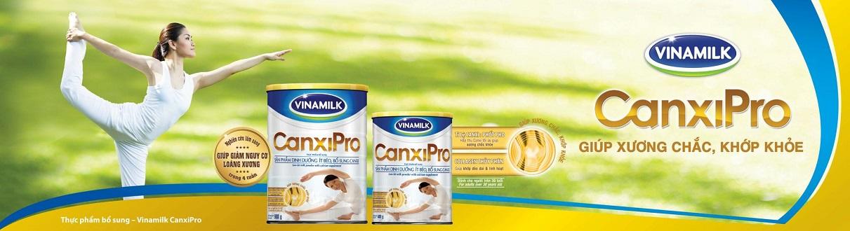 Sữa bột Vinamilk CanxiPro - Hộp thiếc 900g