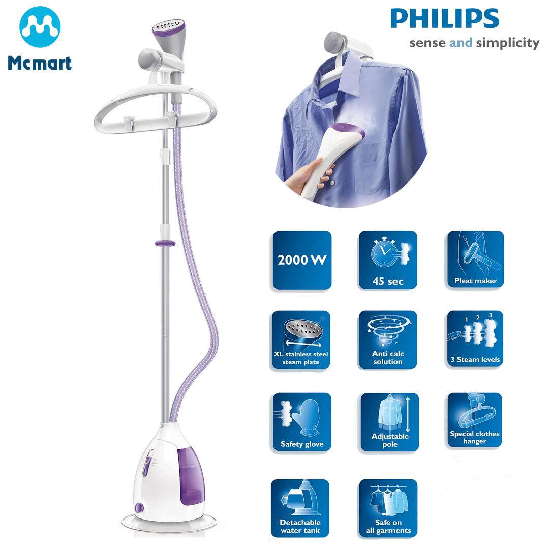 Bàn ủi hơi nước đứng Philips GC536 (Tím) - Hàng nhập khẩu