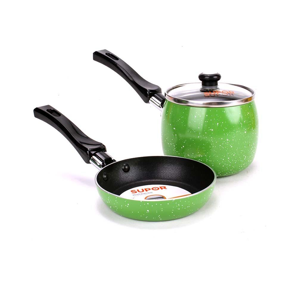 Bộ Nồi Chống Dính Supor Bobo T0305 Xanh