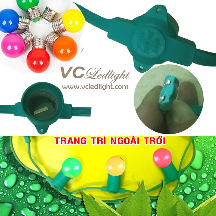 COMBO 10m DÂY ĐUI KÍN NƯỚC TREO BÓNG ĐÈN TRANG TRÍ