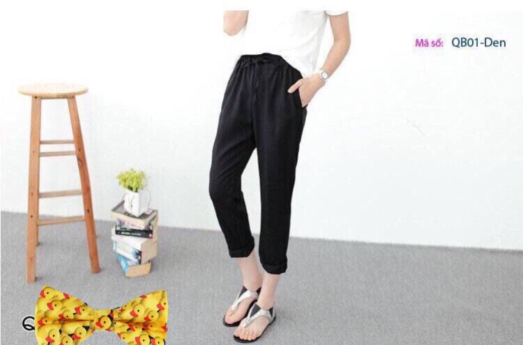 QUẦN LỬNG LƯNG THUN NỮ VẢI MỀM
