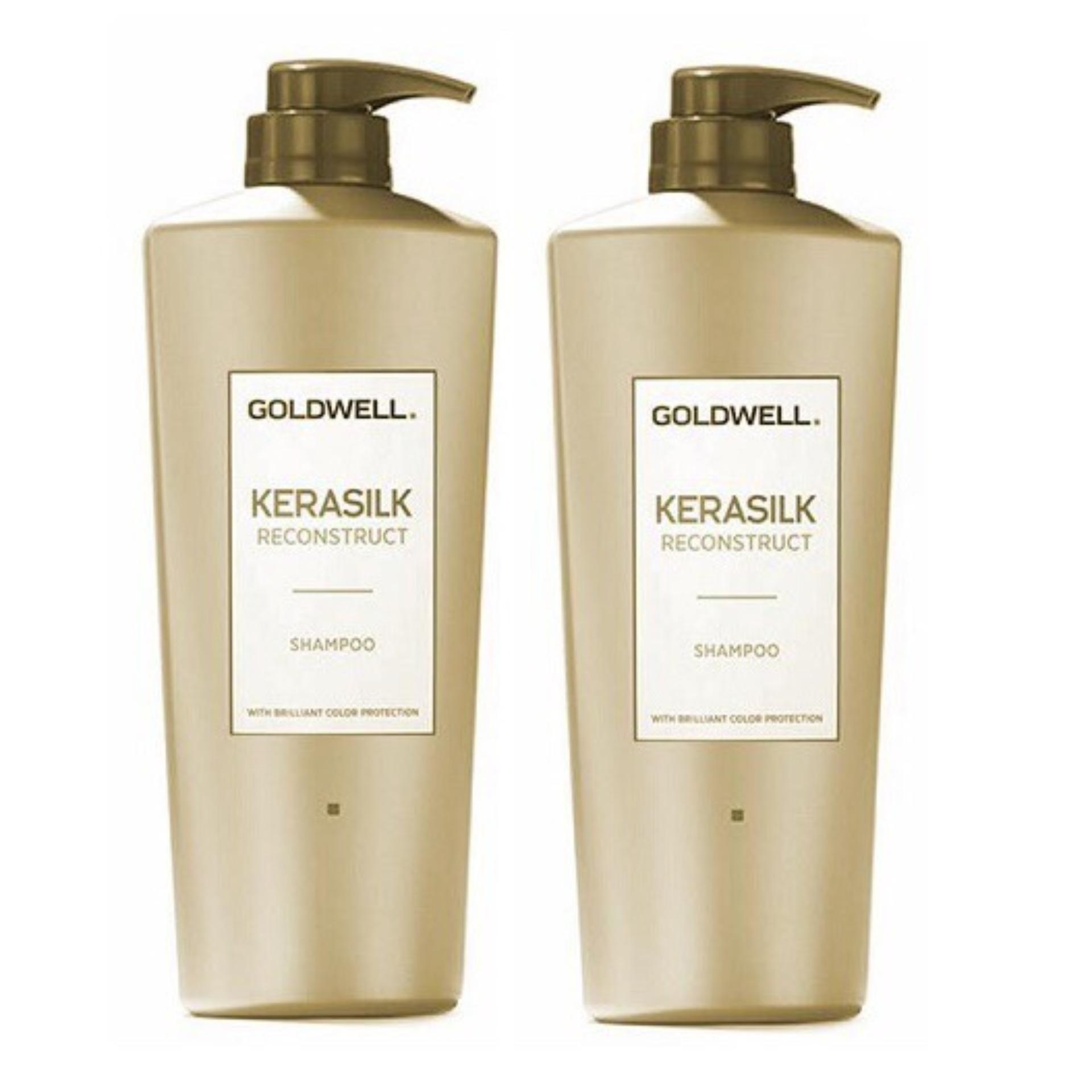 [HCM]Dầu gội xả suôn mượt Goldwell Kerasilk Control 1000mlx2